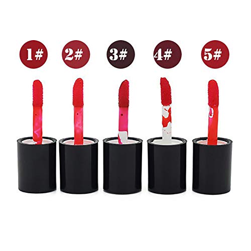 1PC Lápiz labial líquido altamente pigmentado Barra de Labios Mate/Superstay Matte Pintalabios Maquillaje de Belleza Brillo Labial Terciopelo Permanente Maquillaje de Profesional para Niñas (3)