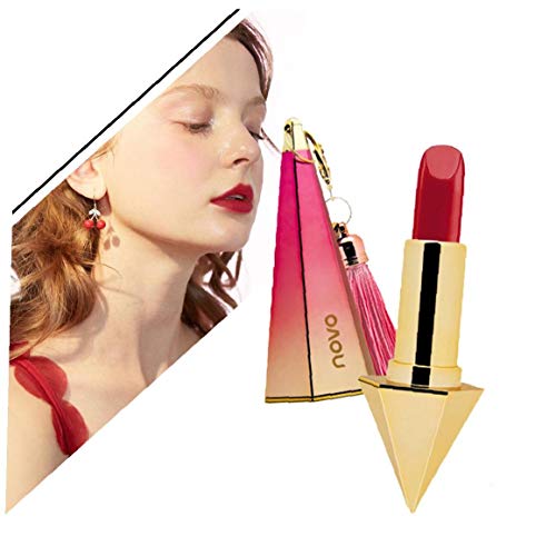 1pc Super Hidratante Labial Diamante Único Tubo En Forma De Lápiz Labial Cremoso De Labios De Larga Duración De Maquillaje Cosmético Velvet Crema De Cacao Idea Regalo Para Las Mujeres Choice ( 05)