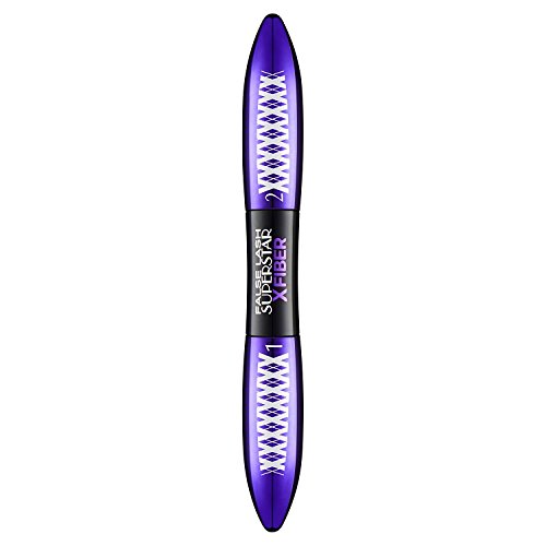 2 x l 'oréal paris False Lash Superstar X Cable de máscara de pestañas – Xtreme negro