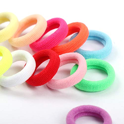 200 Piezas Gomas Pelo Niña Lazos para el Cabello para Bebés Diademas Gomas  Pelo Bebe Elásticos Multicolores Mini Banda de Goma para el Cabello Titular