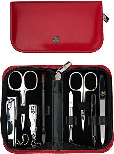 3 Swords Germany - Set para el cuidado de las uñas ´Salamanca` de viaje con estuche para manicura y pedicura - Calidad de marca by 3 Swords (7773)