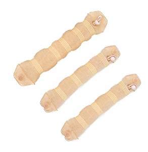 3PCS (1 Grande 2 Pequeño) Mujeres Esponja Mágica Anillo de Pelo Styler Donut Bun Shaper Twist Ring Anterior Mignon Maker Clip Rizador de Pelo Rizador Accesorio de Estilo (Beige)