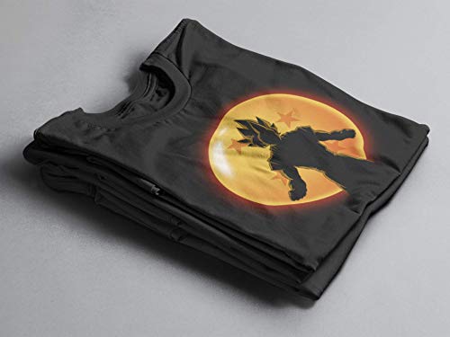 4523-Camiseta Premium,Super Saiyan Hero (ddjvigo)-S