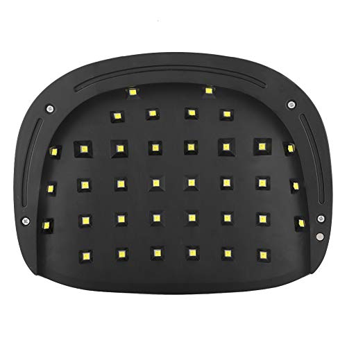 72W Secador de Uñas, Lámpara de Uñas LED UV con 36 Luz y Sensor Automático y 4 Temporizador para 2 Manos Secado Rápido(Blanco)