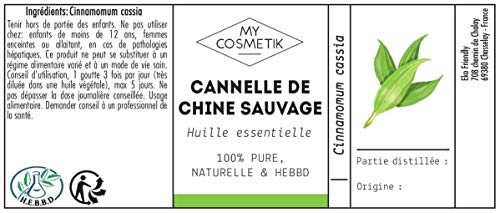 Aceite de Canela de China Salvaje - MyCosmetik - 10 ml