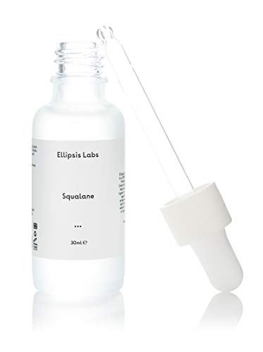 Aceite de escualano de Ellipsis Labs, aceite de escualano 100% natural derivado de la oliva, un humectante profundo con propiedades antienvejecimiento que combate la piel seca