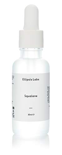 Aceite de escualano de Ellipsis Labs, aceite de escualano 100% natural derivado de la oliva, un humectante profundo con propiedades antienvejecimiento que combate la piel seca