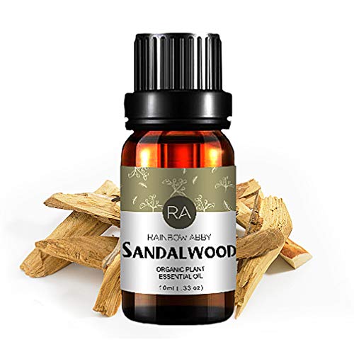 Aceite Esencial de Sándalo, Aceite de Sándalo Natural 100% Puro de Aromaterapia Para Difusor (10ML)