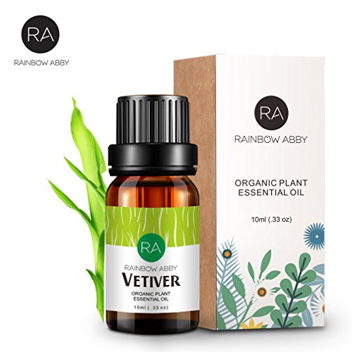 Aceite Esencial de Vetiver, Aceite de Vetiver de Aromaterapia Natural 100% Puro Para Difusor (10 ML)