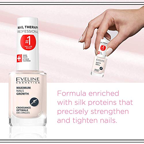 Acelerador de crecimiento para uñas «Maximum Nails Growth» de Eveline Cosmetics, 12 ml