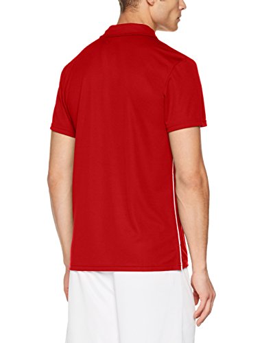 Adidas CORE18 POLO Polo shirt, Hombre, Power Red/ White, L