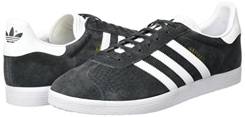 adidas Gazelle, Zapatillas de deporte Unisex Adulto, Gris (Dgh Solid Grey/White/Gold Metallic), 44 2/3 EU