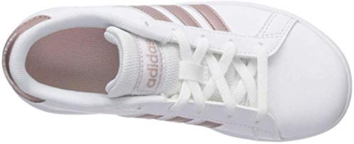 adidas Grand Court K, Zapatillas de Tenis Unisex Niños, Multicolor Ftwwht Coppmt Glopnk 000, 38 2/3 EU