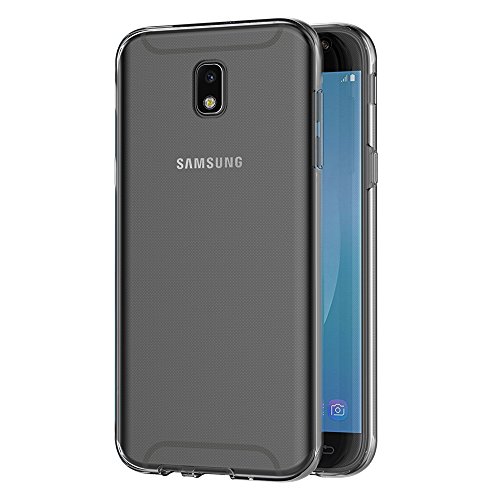 AICEK Funda Samsung Galaxy J7 2017, Transparente Silicona 360 Grados Full Body Fundas para Samsung J7 2017 Carcasa Silicona Funda Case (5,5 Pulgadas SM-J730F)