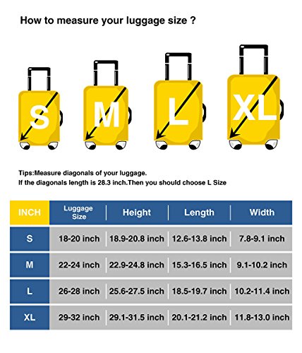 ALINLO Ocean Sea Shark Patern Maleta Equipaje Equipaje Maleta Protector De Viaje Para 45-32 Pulgadas