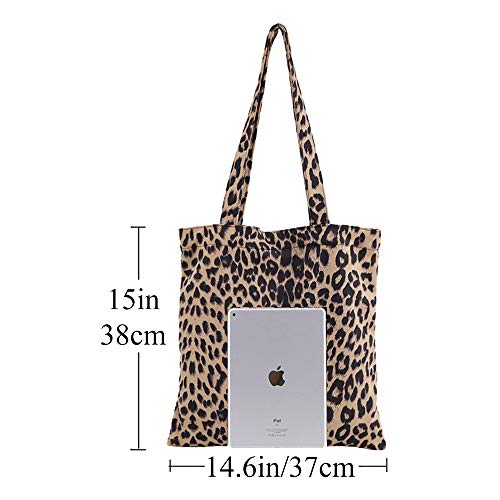 Amazon Black Sales Friday Cyber Sales Monday Sales & Deals Week 2018- Bolsa de Hombro para Mujer, diseño de Leopardo, Color Negro Beige Apricot-C L