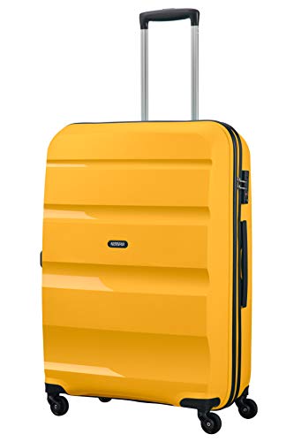 American Tourister Bon Air - Spinner Large Equipaje de Mano, 75 cm, 91 Liters, Amarillo (Light Yellow)