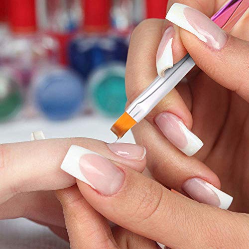 Anself 10Pcs Pinceles Uñas Kit de Cepillo de Uñas UV Diseño de Arte Uñas de Gel Pintura Pluma de Dibujo Conjunto de Herramientas de Uñas