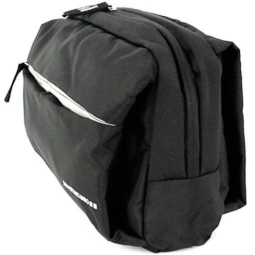 ANTONIO MIRO Neceser Impermeable Nylon Negro - Amplio con Bolsillos exterior e interior - Logo bordado - Ideal para viaje - Satisfacción garantizada!