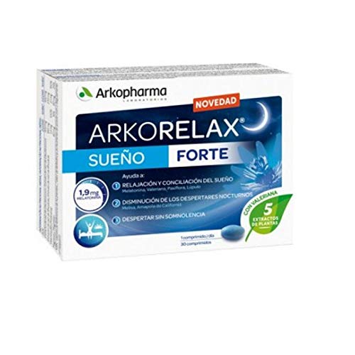 ARCOFARMA ARCORELAX SUEÑO FORTE + MELATONINA 30 COMPRIMIDOS