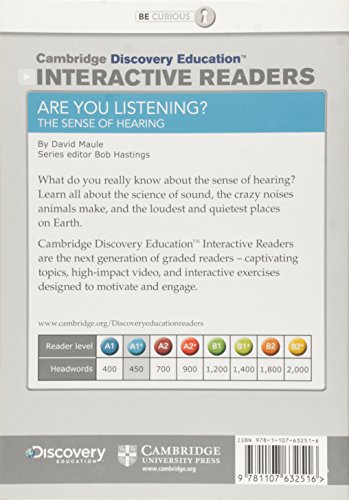 Are You Listening? The Sense of Hearing High Beginning Book with Online Access (Cambridge Discovery Interactiv)