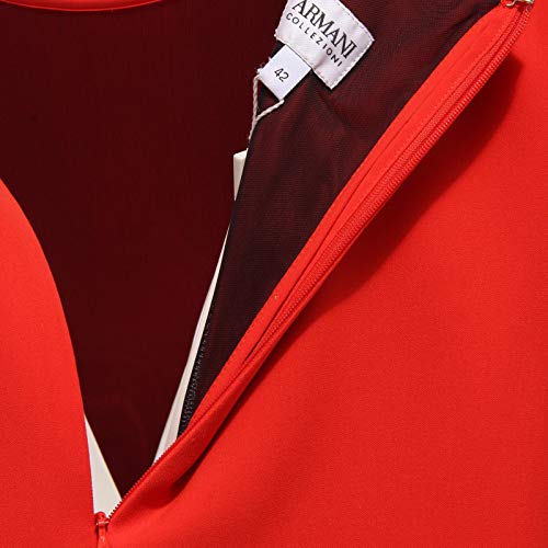 Armani 1476AA Abito Donna Collezioni Red Vestito Dress Woman [42]