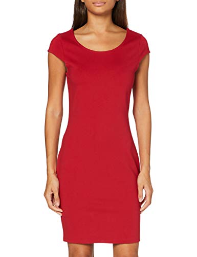 Armani Exchange Dress Vestido Informal de Negocios, Red Liquorice, L para Mujer