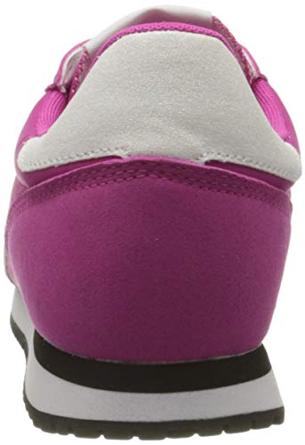 Armani Exchange Retro Running Sneakers, Zapatillas para Mujer, Rosa (Fuchsia Agate+White A287), 37 EU