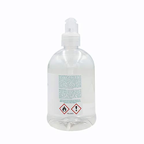 Aromas Artesanales - Gel de Manos Hidroalcoholico | Con Aloe Vera | Sin Aclarado 500 ml | Desinfectante de manos con Alcohol | Fabricado en España