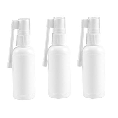 Artibetter Botella de pulverizador nasal portátil de 10 piezas, 20 ml Rinitis recargable, niebla fina, botellas de aerosol vacías (blanco)