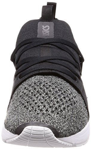 Asics Tiger Gel-Lyte V Sanze - Zapatillas de punto para hombre, (Gris Medio/Gris Medio), 42.5 EU