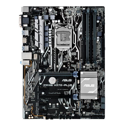 Asus Intel H270 LGA-1151 ATX - Placa con iluminación LED, DDR4 2400MHz, dual M.2, Intel Optane memory ready, HDMI, SATA 6Gb/s, USB 3.0