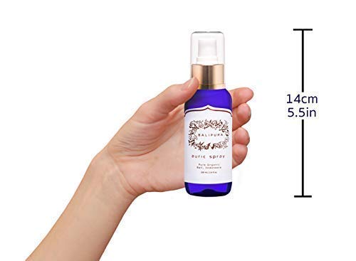 Aura Spray “ 7 Chakras ” para Alinear Tus Chakras – con energía de Cristales y aceites Esenciales Naturales de Frangipani, Incienso y Naranja - Hecho a Mano en Bali bajo la Luna Llena - 100ml