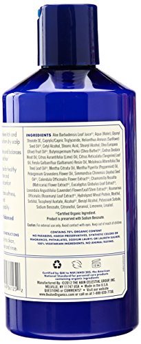 Avalon Organic 654749361252 acondicionador - acondicionadores (Unisex, Brillo, Suavizante, Menta, Té, Aloe Barbadensis Leaf Juice(1), Aqua (Water), Glyceryl Stearate SE, Caprylic/Capric Triglyceride, He, For maximum benefits, massage through freshly clean