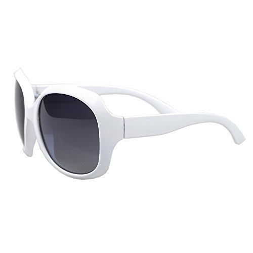 B BIDEN BLDEN Mujer Grande Gafas De Sol moda polarizadas gafas UV400 Protección Para Conducción GL3113-WHITE