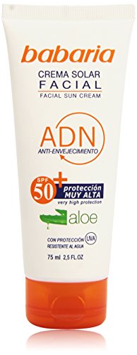 Babaria - Crema solar facial - Anti-envejecimiento SPF50+ - 75 ml (8410412029889)