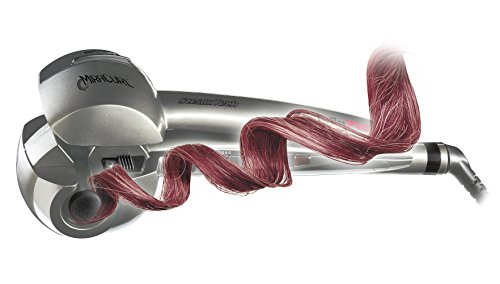 BaByliss Pro Miracurl SteamTech BAB2665SE Rizador de pelo con vapor, automático, de cerámica, Color Plata