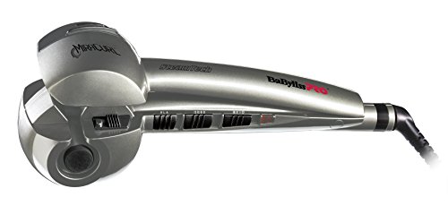 BaByliss Pro Miracurl SteamTech BAB2665SE Rizador de pelo con vapor, automático, de cerámica, Color Plata