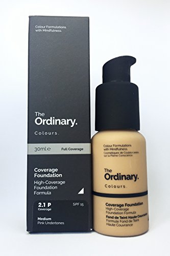 Base de maquillaje de cobertura total The Ordinary, SPF 15, 30 ml