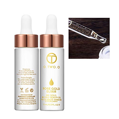 Beito 1 UNID Oro Rosa Elixir Piel Maquillaje Aceite Belleza Aceite Esencial Antes de Base Primer Lip Primer Hidratante Aceite Facial Para Mujeres Cuidado de la Piel