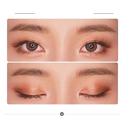 Beito 1PC Paleta de sombra de ojos con brillo mate Sombra de ojos Pro Sombra de ojos de 9 colores Polvo de ojos altamente pigmentado Paleta de colores cosméticos de Warm Colors