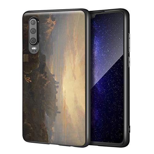 Berkin Arts David Roberts para el Caso del Huawei P30/Estuche para teléfono móvil de Bellas Artes/Impresión Giclee UV en la Cubierta del teléfono móvil(Ilstle di Alcalá De Guadaíra)