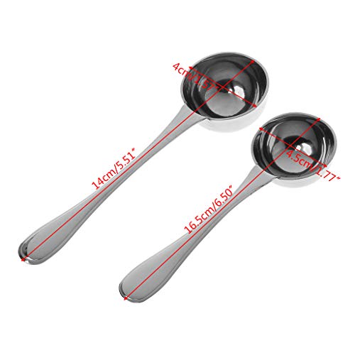 Besttse Cuchara Cucharada De Acero Inoxidable, Cuchara Medidora, Cucharada De Café, Para La Medida De Las Especias De Polvo De Proteína De Café