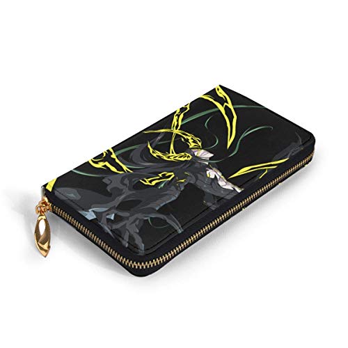 BGHYT Billetera Men's Nnoitora Gilga 5th Espada Anime Genuine Leather Long Wallet