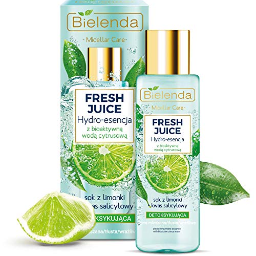 Bielenda Fresh Juice desintoxicante Hydro Essence Lime ácido salicílico 110 ml