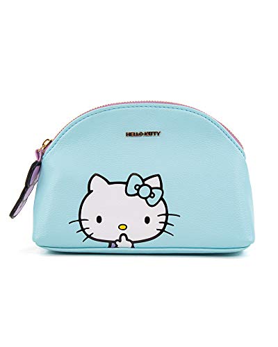 Bioworld - Bolsa de Maquillaje para Mujer, 20 cm, Color Azul