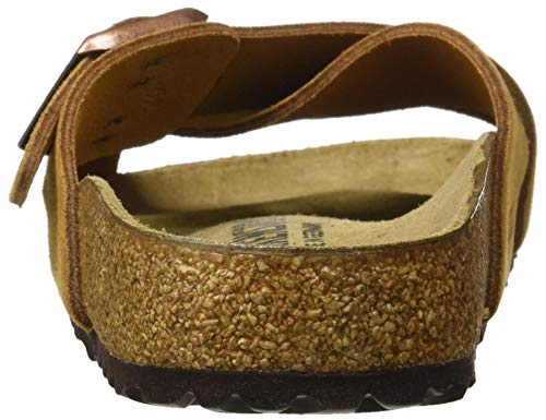 Birkenstock Mules Siena Cuir Suede Mink, Sandalia para Mujer, 36 EU