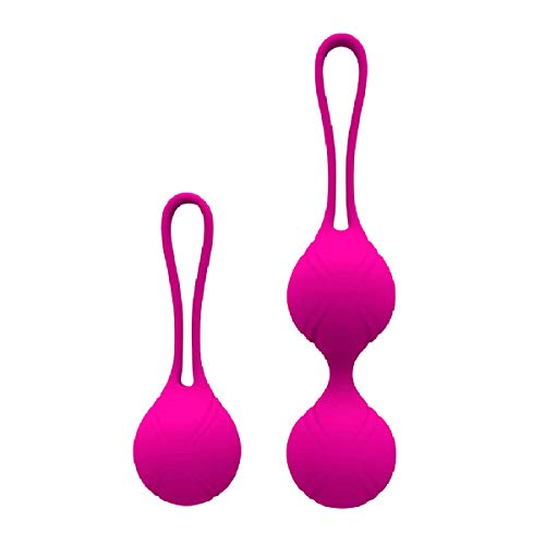 Bolas chinas por Médicos para el Control de la Vejiga y Ejercicios del Suelo Pélvico Juego de 2 Bolas Kegel Premium Silicone Vaginal y Mejorar el Control de la Vejiga y Problemas de la Incontinencia