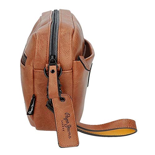 Bolso de Mano Pepe Jeans Vegan Marrón, 24.5 x 15 x 6 cm