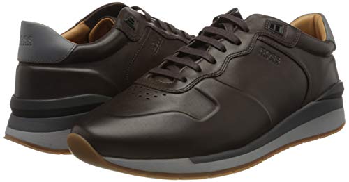 BOSS Element_Runn_burs2 10214643 01, Zapatillas para Hombre, Marrón (Dark Brown 209), 39 EU